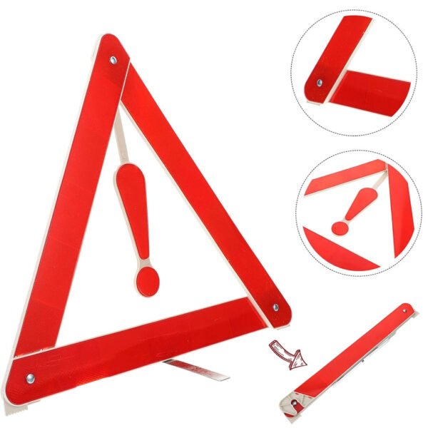 Triangle de Signalisation Réfléchissant – Sécurité Routière en Toute Situation