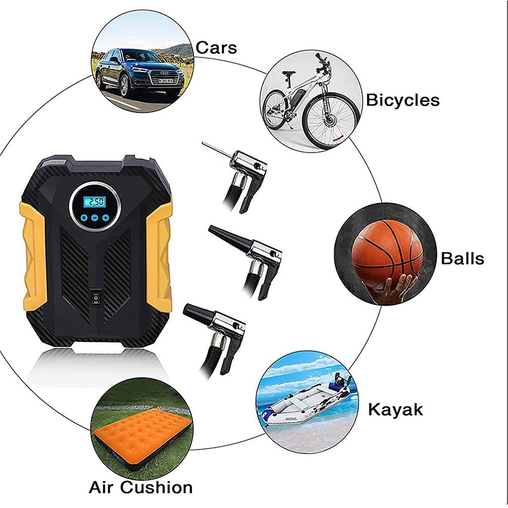 Compresseur d’Air Portatif CARSUN – Gonfleur d’Automobile 12V - الصورة 6