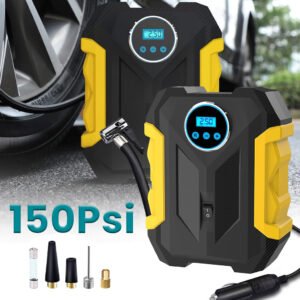 Compresseur d’Air Portatif CARSUN – Gonfleur d’Automobile 12V