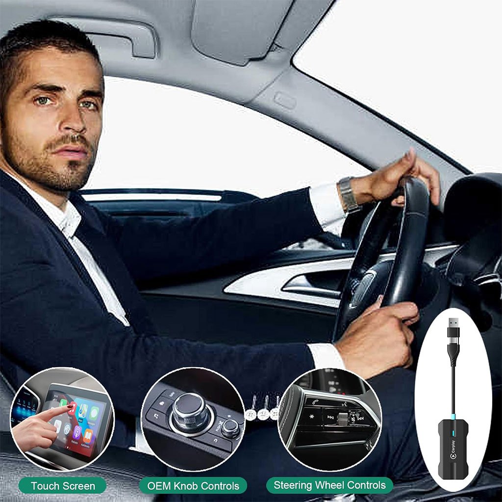 Adaptateur CarPlay & Android Auto Sans Fil – Plug & Play  - الصورة 8