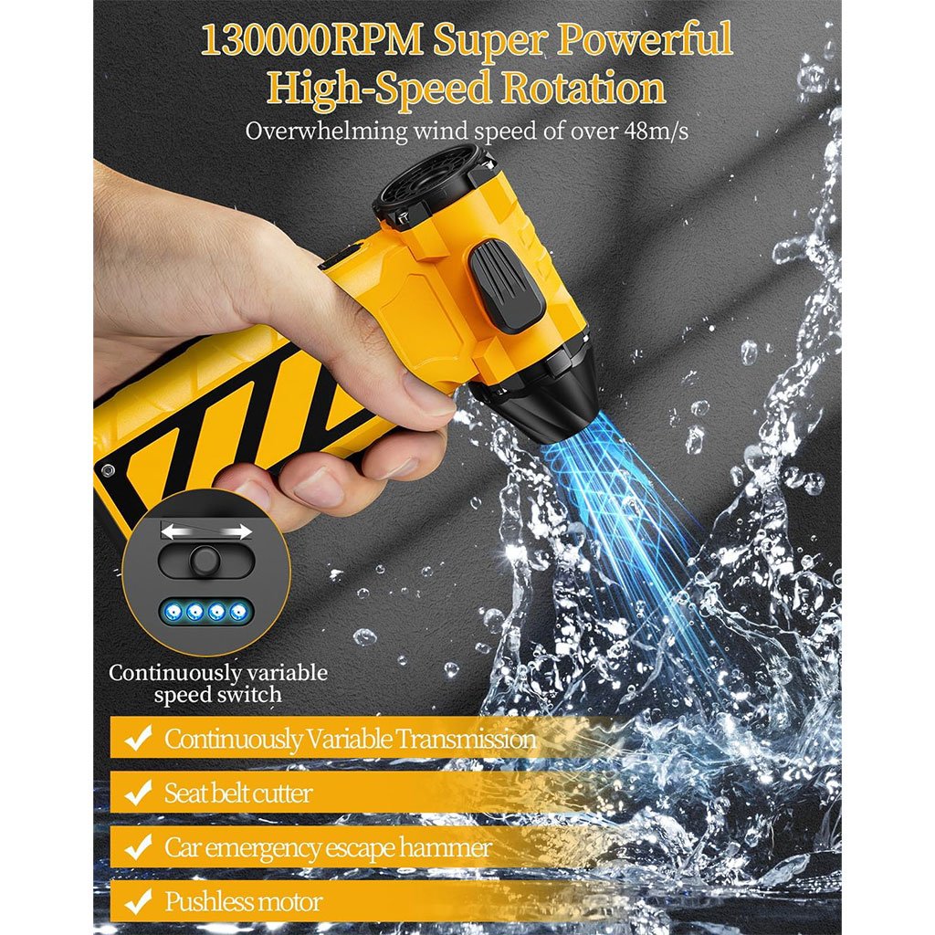 Souffleur électrique multifonction puissant – Modèle F015 (Édition 2024) - الصورة 4