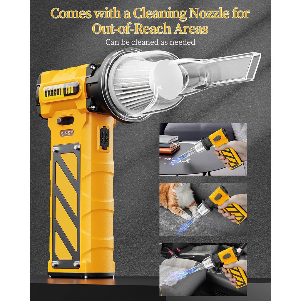 Souffleur électrique multifonction puissant – Modèle F015 (Édition 2024) - الصورة 9