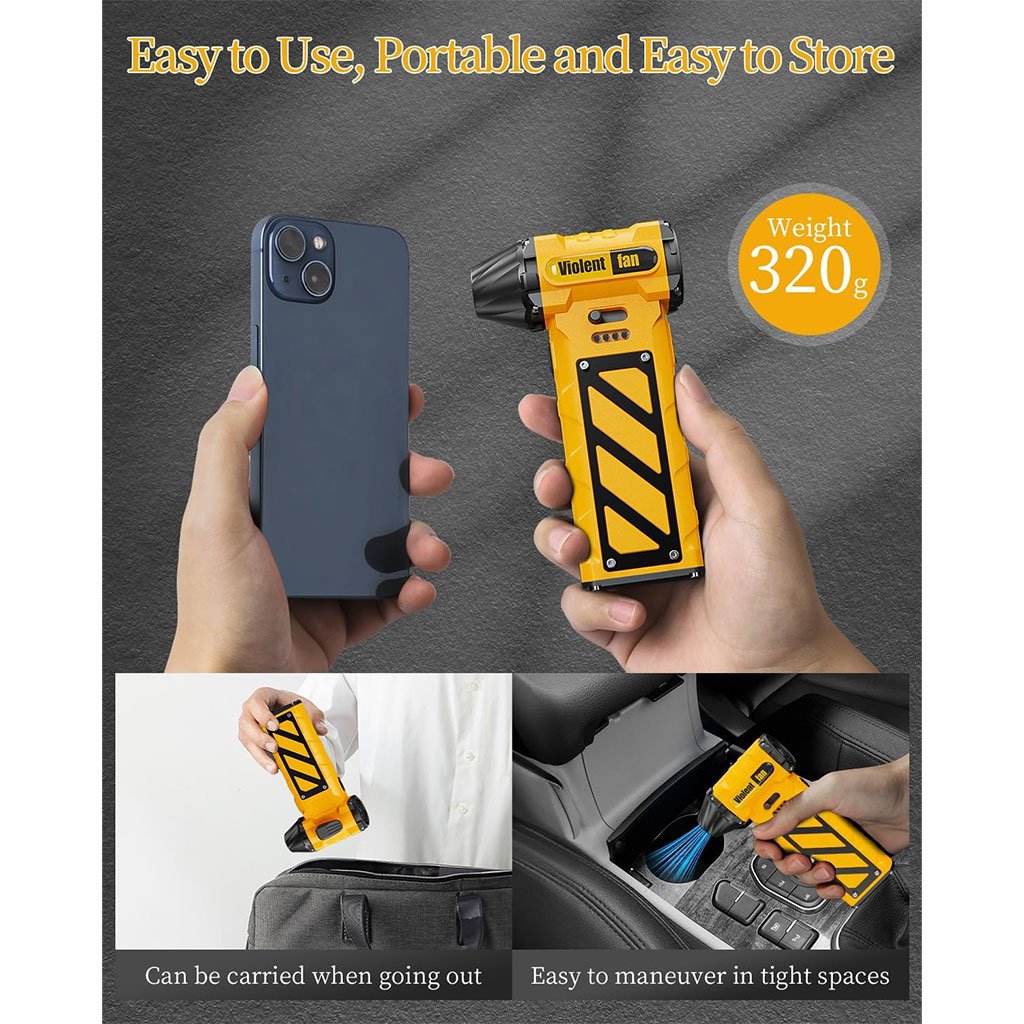 Souffleur électrique multifonction puissant – Modèle F015 (Édition 2024) - الصورة 3