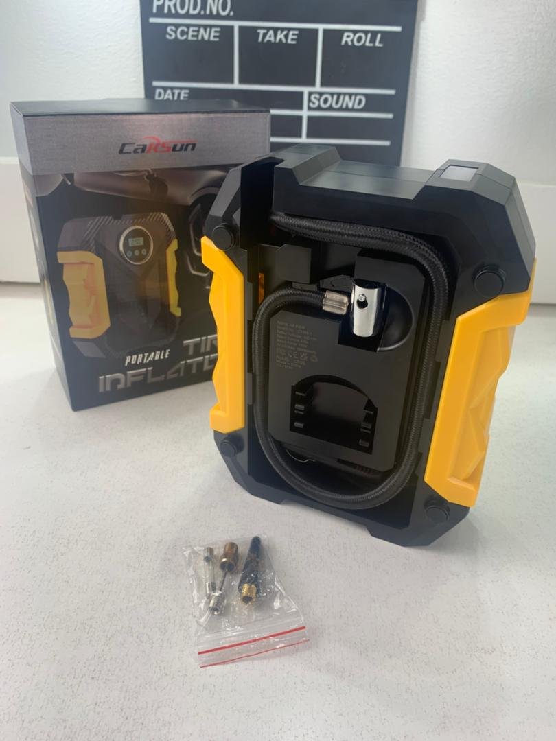Compresseur d’Air Portatif CARSUN – Gonfleur d’Automobile 12V - الصورة 10