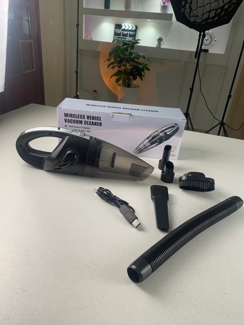 Aspirateur de voiture portable sans fil – Puissance 120W - الصورة 3
