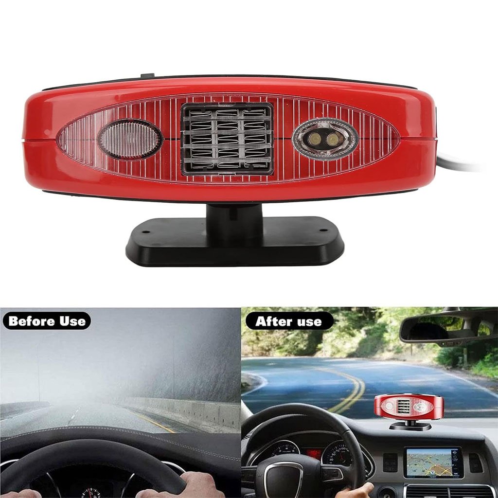 Chauffage Voiture Portable 2-en-1 – Dégivrage & Désembuage Rapide - الصورة 4