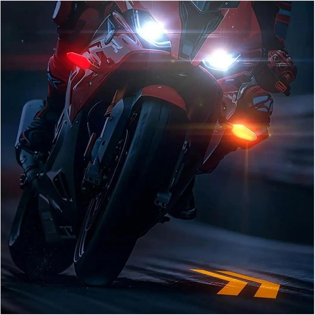 Clignotants LED pour motos – 27 modes lumineux - الصورة 7