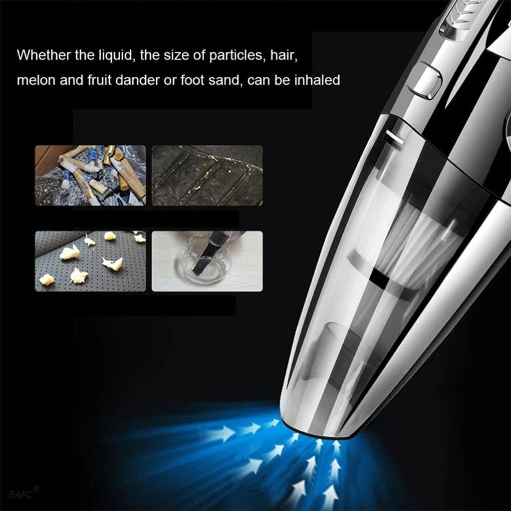 Aspirateur de voiture portable sans fil – Puissance 120W - الصورة 8