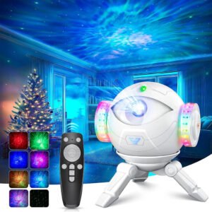 Projecteur Galaxie Astronaute réglable à 360° avec télécommande