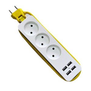 Multiprise intelligente et compacte – puissance, sécurité et praticité au quotidien