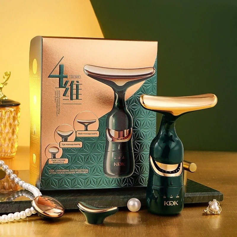 Appareil de Massage et Raffermissement du Visage 3 en 1 – Peau Ferme et Lumineuse au Quotidien - الصورة 3