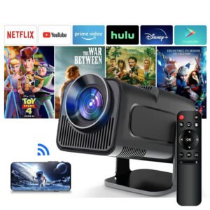Projecteur Cinéma Maison 150 Pouces – Full HD 1080P avec Android 11, Wi-Fi 6 et Bluetooth 5.0