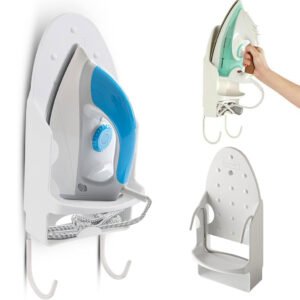 Support mural pour fer et planche à repasser – design pratique et gain de place élégant