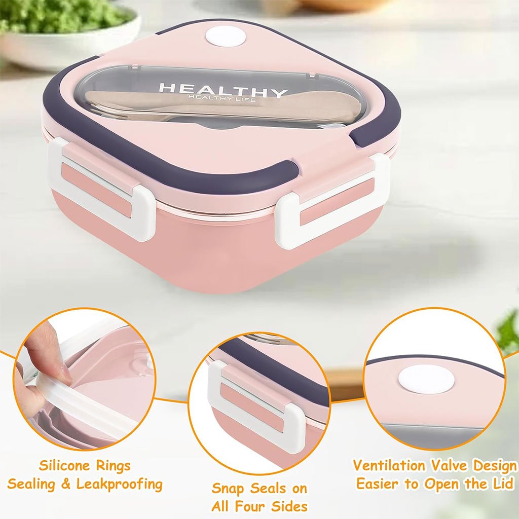 Boîte à lunch en acier inoxydable – saine, pratique et élégante - الصورة 8