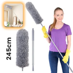 Balai Télescopique Multi-Usage – Nettoyage Facile et Efficace