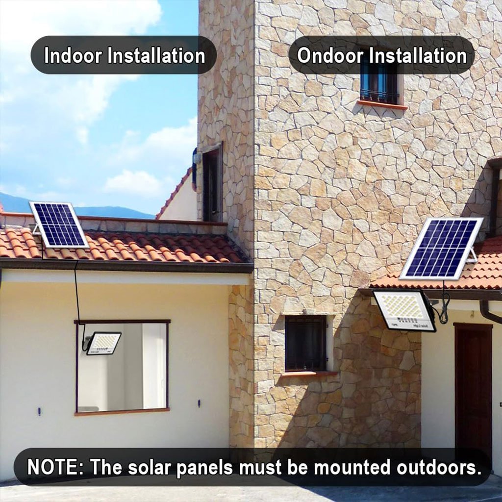 Projecteur Solaire Extérieur LED – Éclairage puissant et économique - الصورة 7