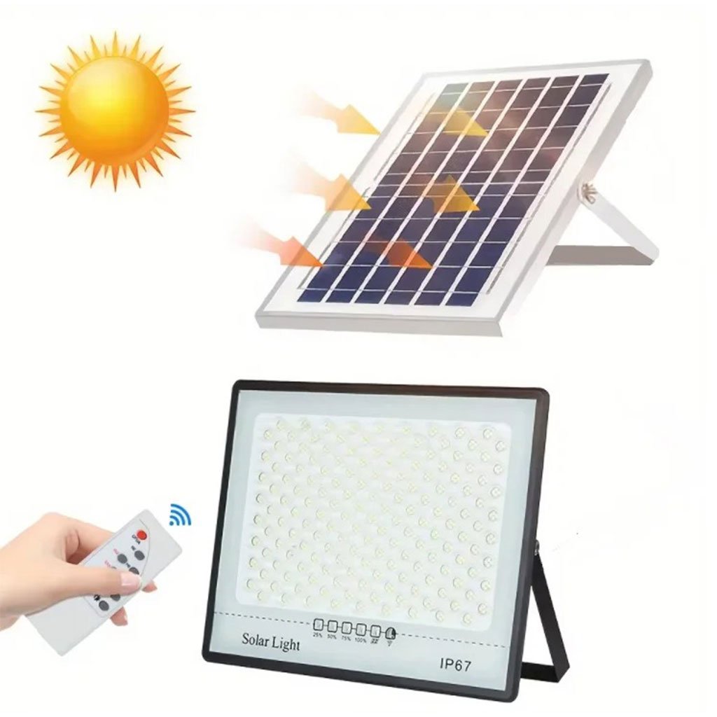 Projecteur Solaire Extérieur LED – Éclairage puissant et économique - الصورة 10