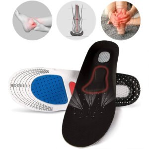 Semelles Gel Orthopédiques – Soutien Optimal et Absorption des Chocs pour Pieds Sensibles