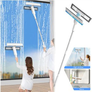 Raclette de Nettoyage 3 en 1 avec Manche Télescopique