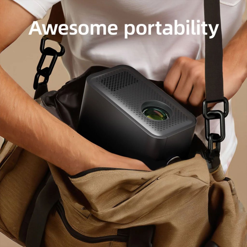 Projecteur Intelligent Portable Full HD – Android TV 11, Wi-Fi 6 et Bluetooth 5.3 pour Cinéma Maison et Divertissement - الصورة 5
