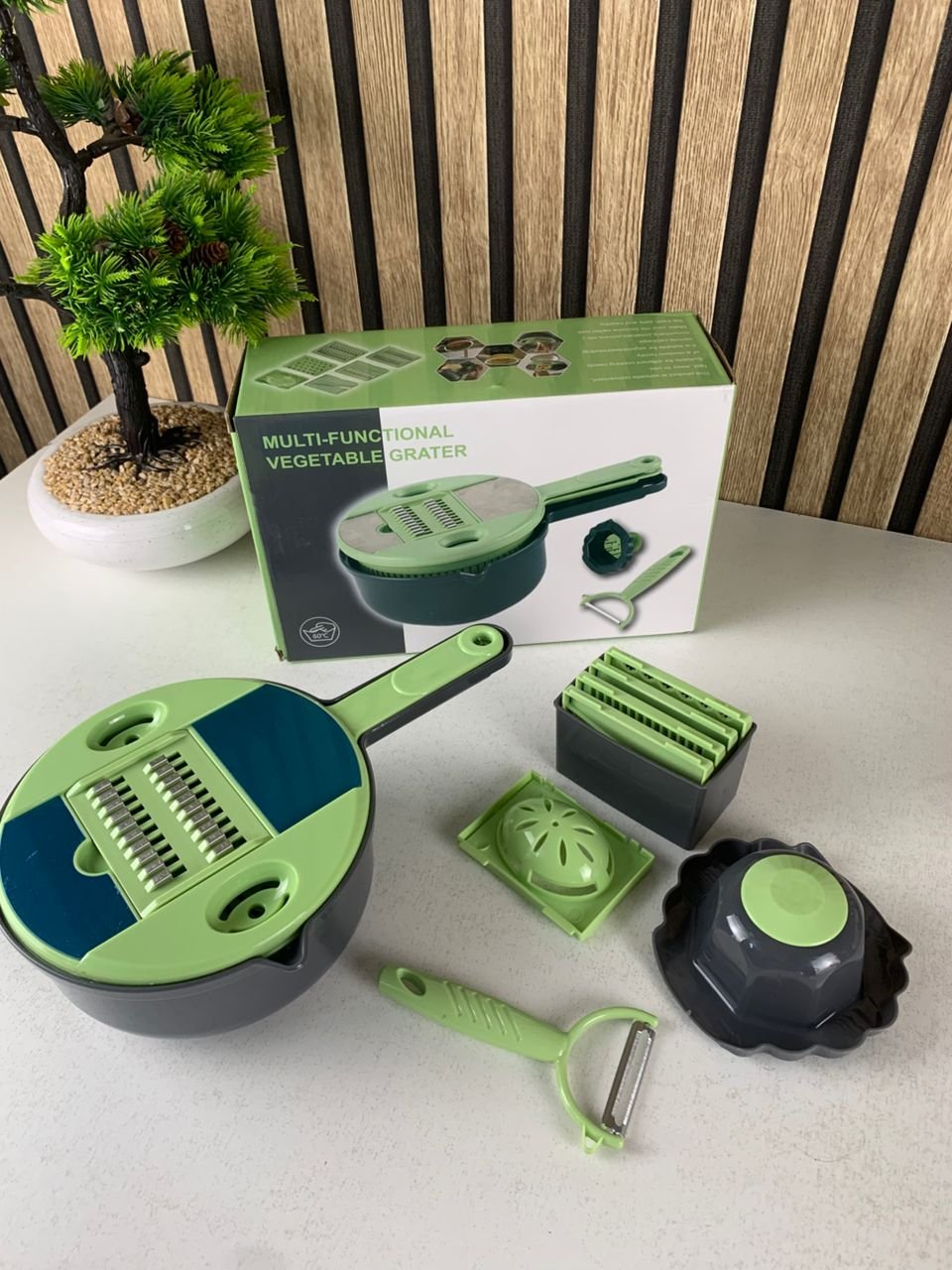 Coupe-légumes multifonction 6-en-1 - الصورة 2