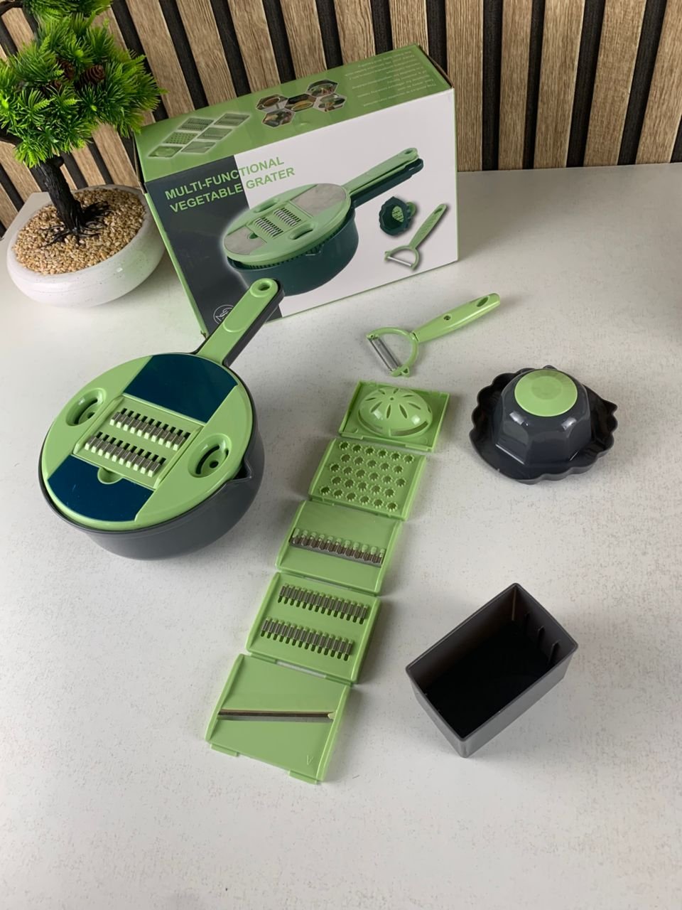 Coupe-légumes multifonction 6-en-1 - الصورة 3