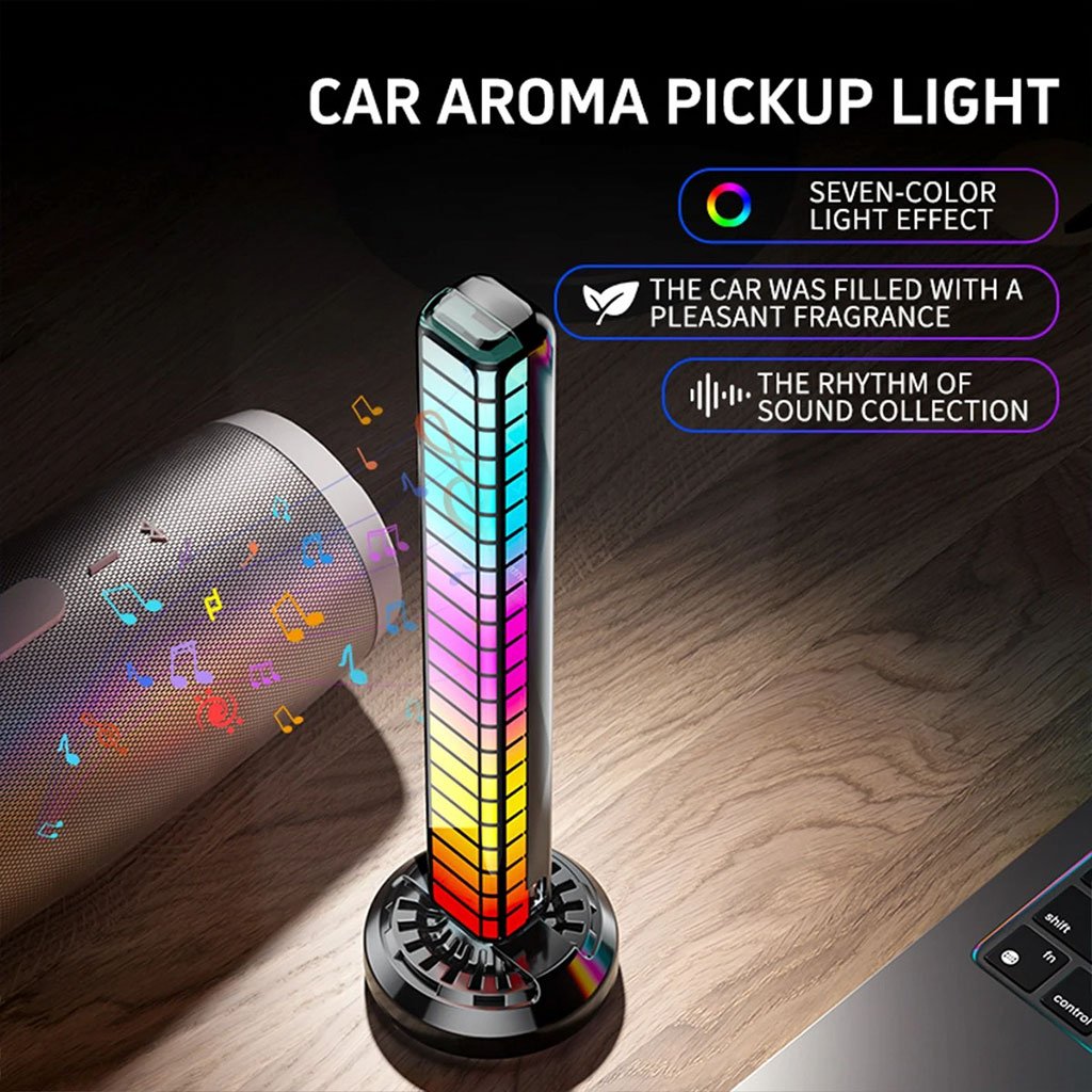 Diffuseur de parfum et éclairage d’ambiance pour voiture - الصورة 6