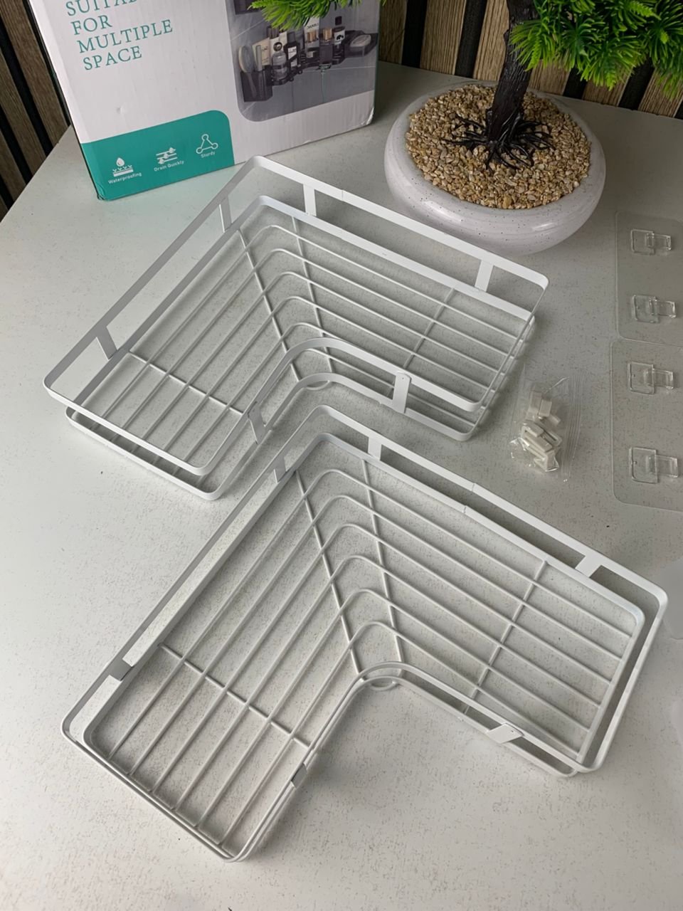 Set d’organisateurs de douche – Pratique, économique et élégant - الصورة 3