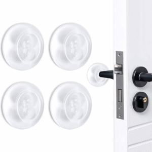 8 pcs Masse-porte adhésif anti-choc et anti-bruit pour murs