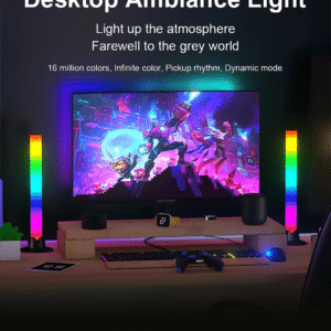 2 pcs Barre LED RGB intelligente synchronisée avec la musique