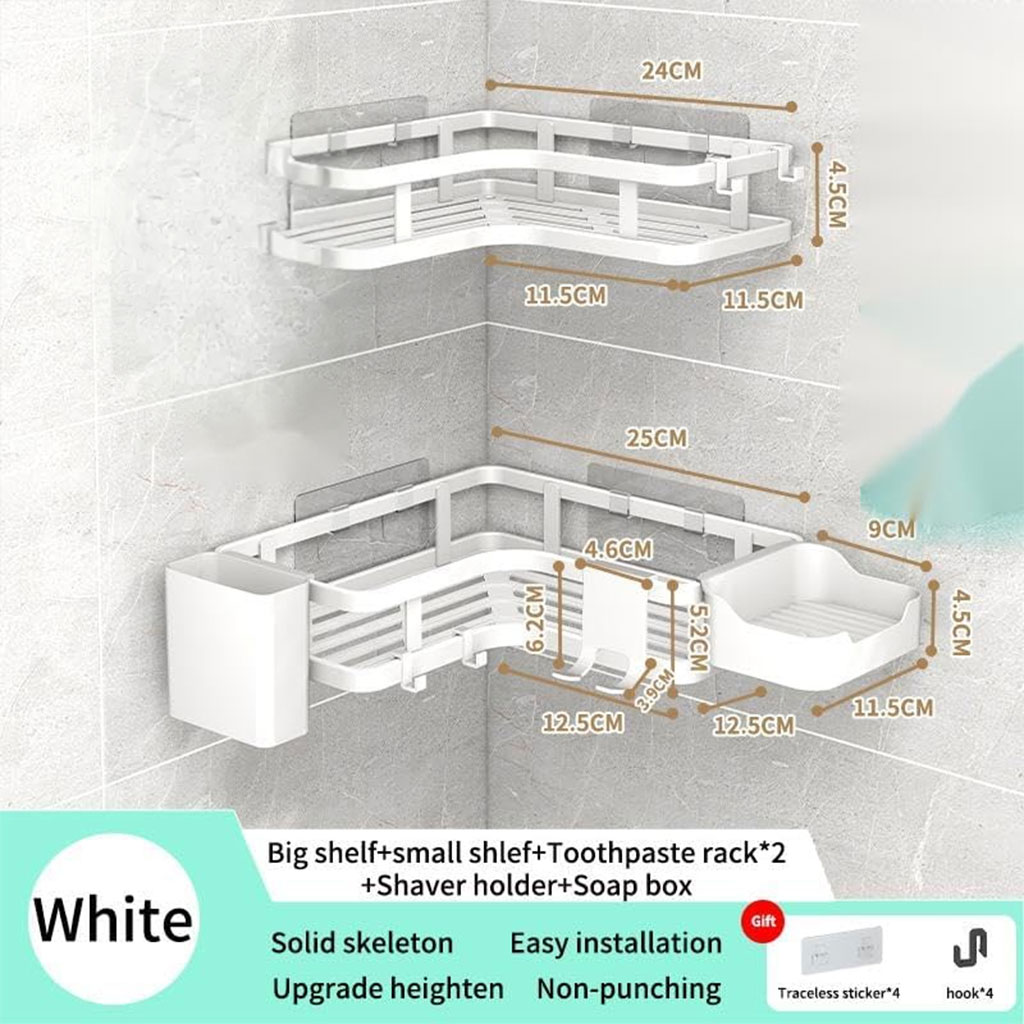 Set d’organisateurs de douche – Pratique, économique et élégant - الصورة 7