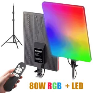 Éclairage LED RGB Professionnel pour Créateurs – Plokama LIVE-P24 Pro 80W