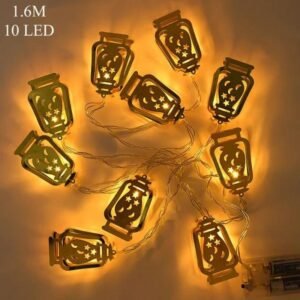 Guirlande LED 10 Lampes – Ambiance Chaleureuse et Décoration Pratique