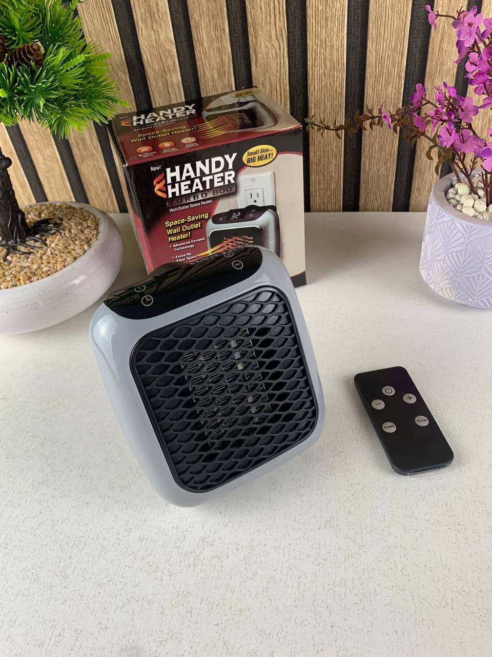 Chauffage soufflant céramique Thermostat réglable Handy Heater Turbo 800W - الصورة 2