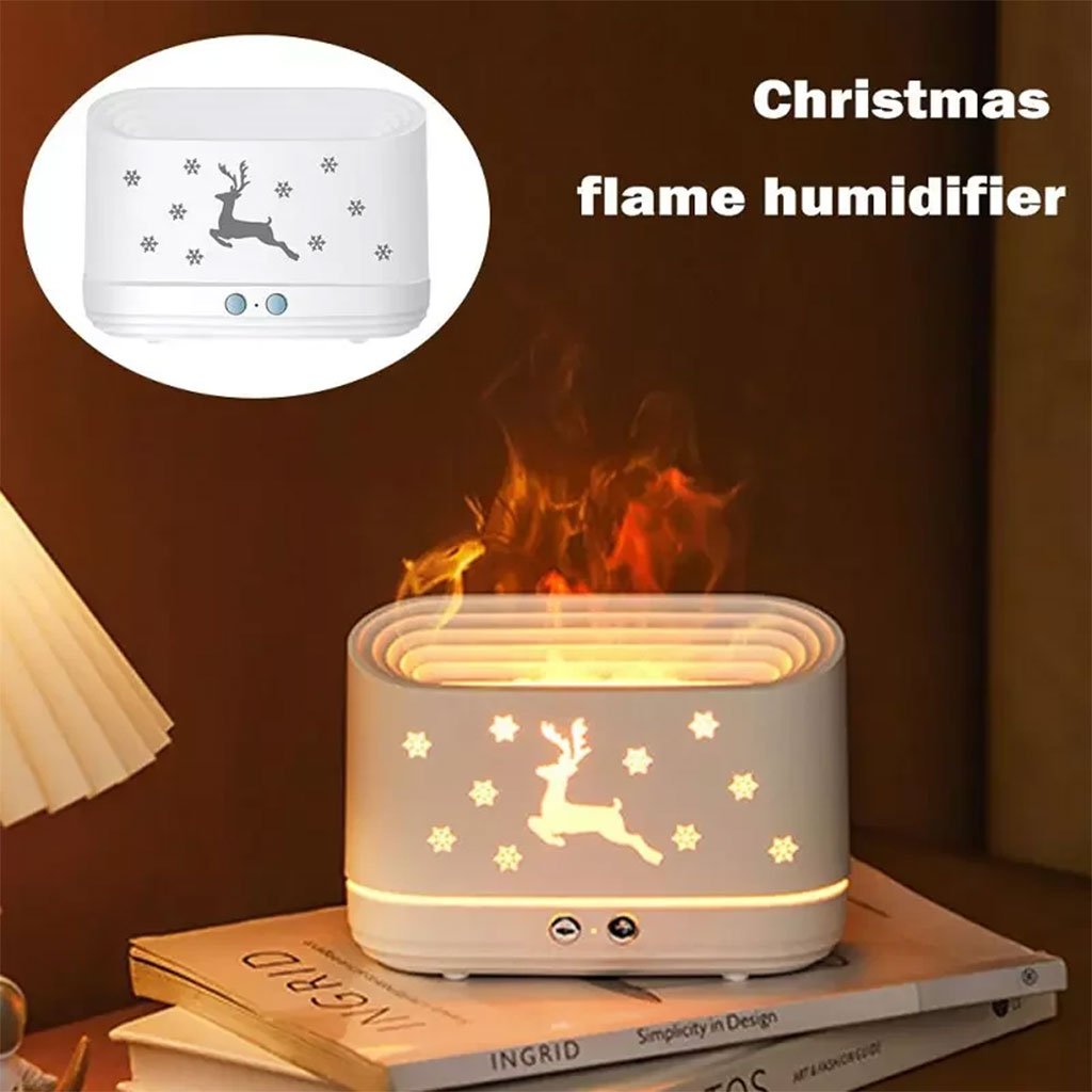 Humidificateur avec Effet Flamme et Diffuseur d’Huiles Essentielles – DHB Tech - الصورة 6