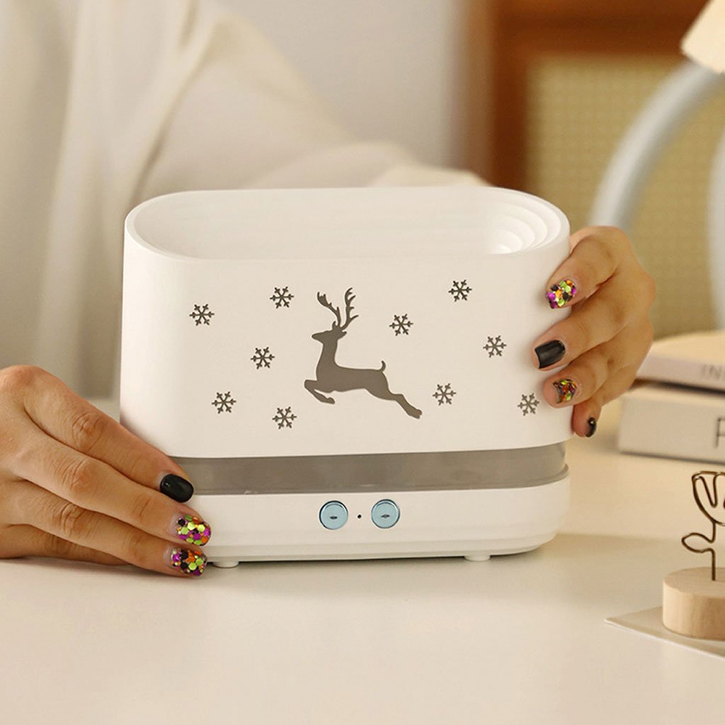 Humidificateur avec Effet Flamme et Diffuseur d’Huiles Essentielles – DHB Tech - الصورة 3