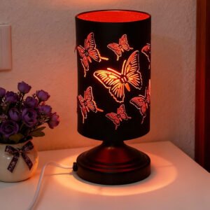 Lampe Décorative à Motifs Papillons – Lumière Douce et Ambiance Poétique