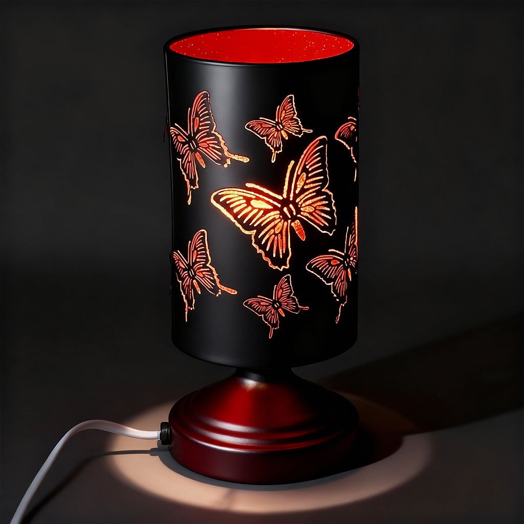 Lampe Décorative à Motifs Papillons – Lumière Douce et Ambiance Poétique - الصورة 4