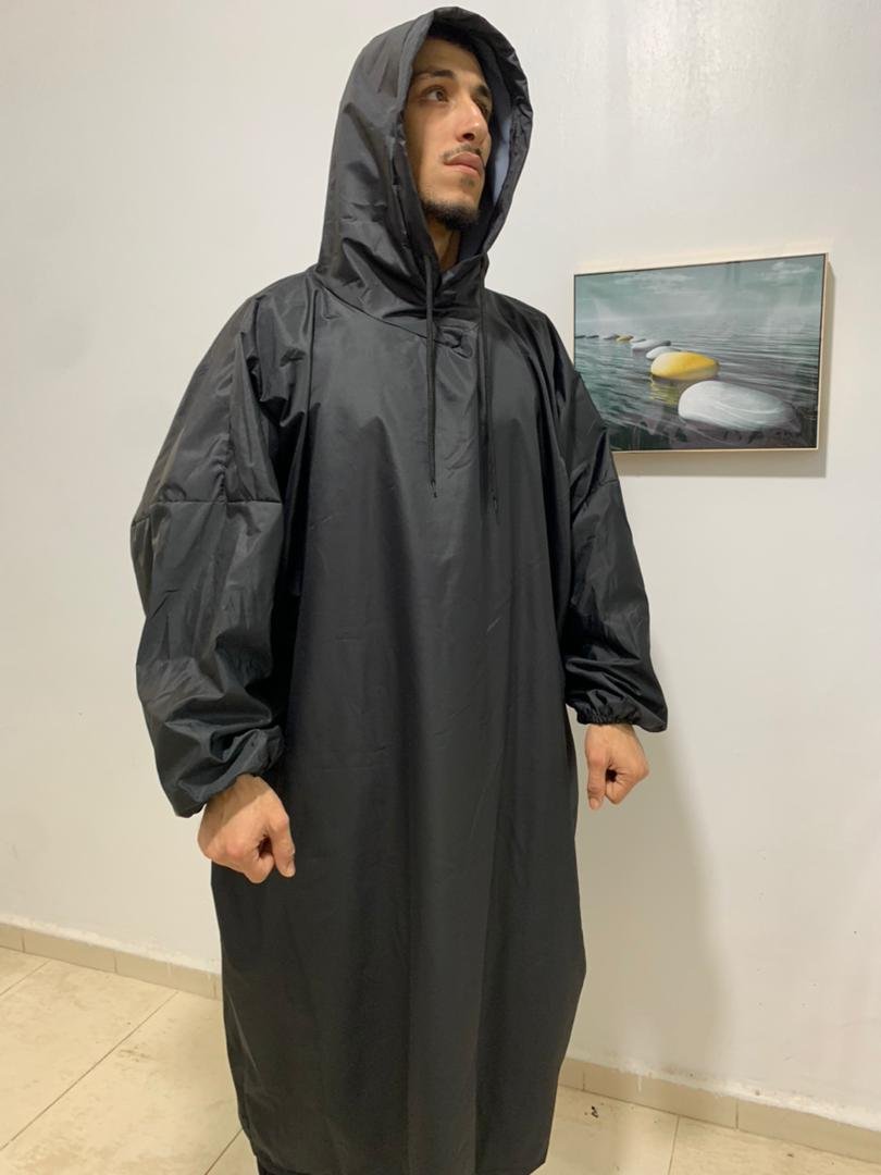 Pack d’hiver Pour Moto Combinaison Imperméable + gants thermiques + Cagoule - الصورة 2