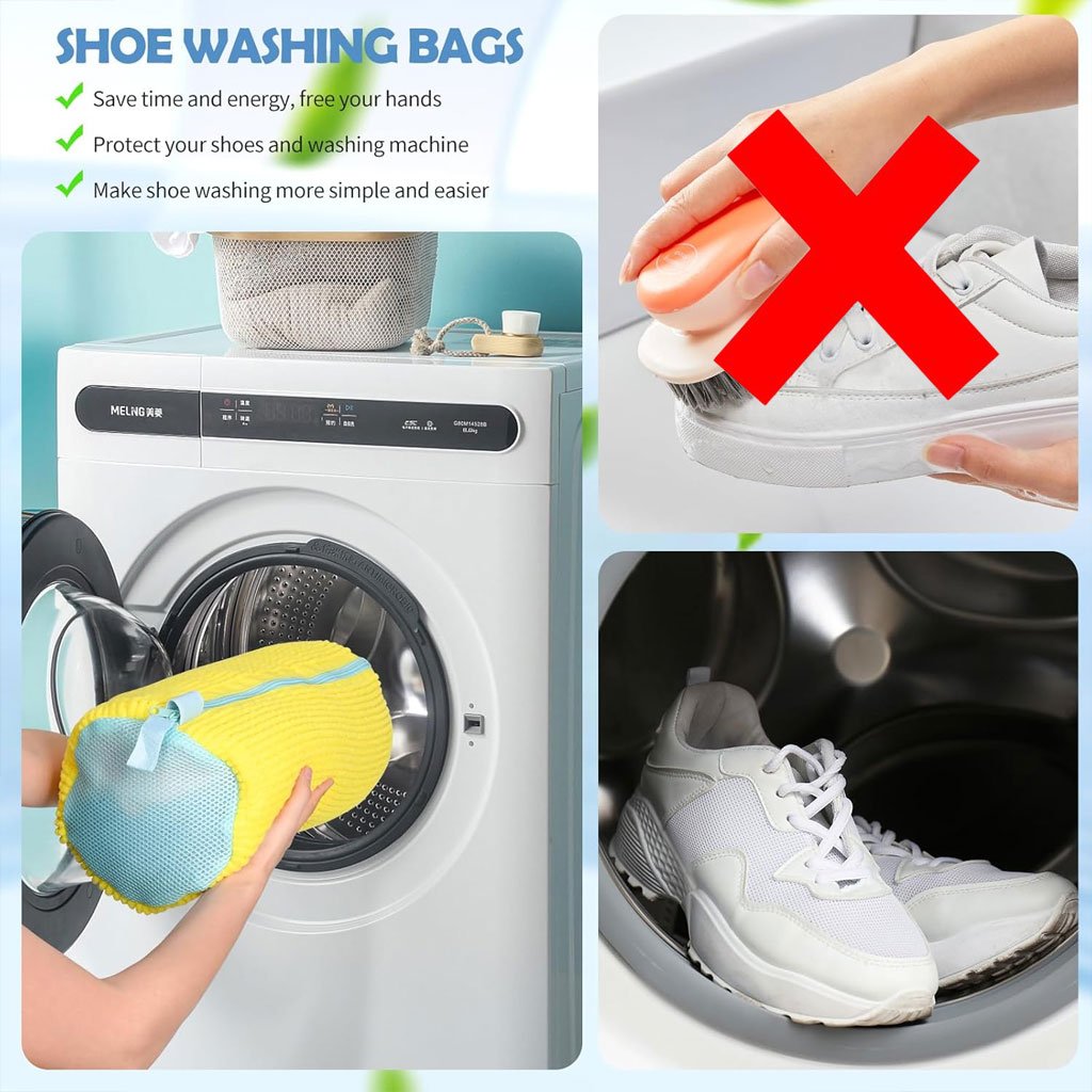 Sac de lavage pour chaussures – Nettoyage facile sans effort - الصورة 2