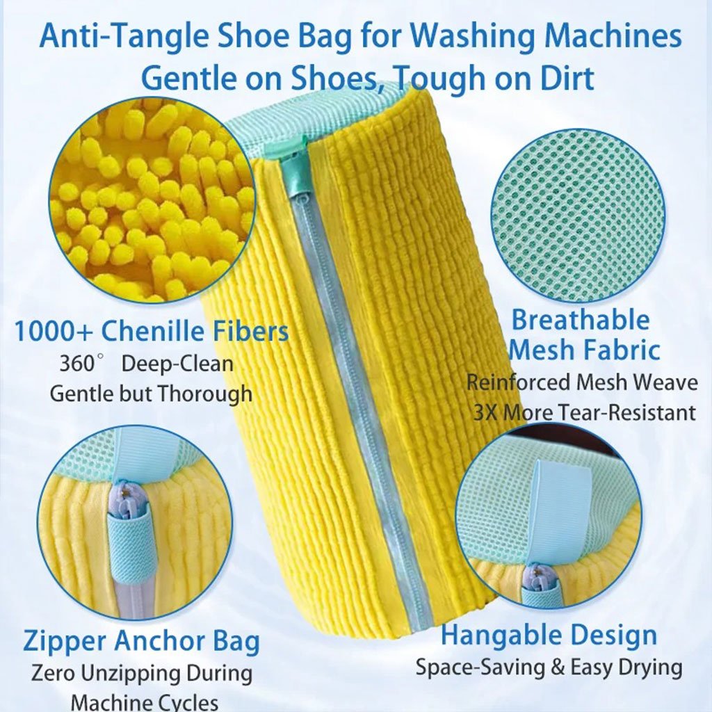 Sac de lavage pour chaussures – Nettoyage facile sans effort - الصورة 3