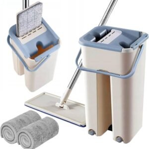 Serpillière Double Compartiment – Nettoyage Intelligent et Sans Effort